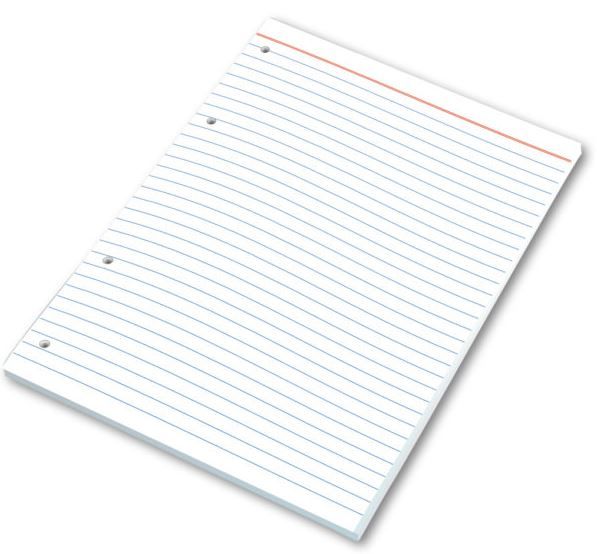 Náhradní náplň do karis bloků A4, 100 listů - linkovaná