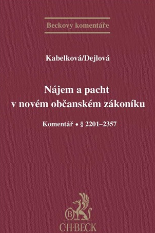 Nájem a pacht v novém občanském zákoníku