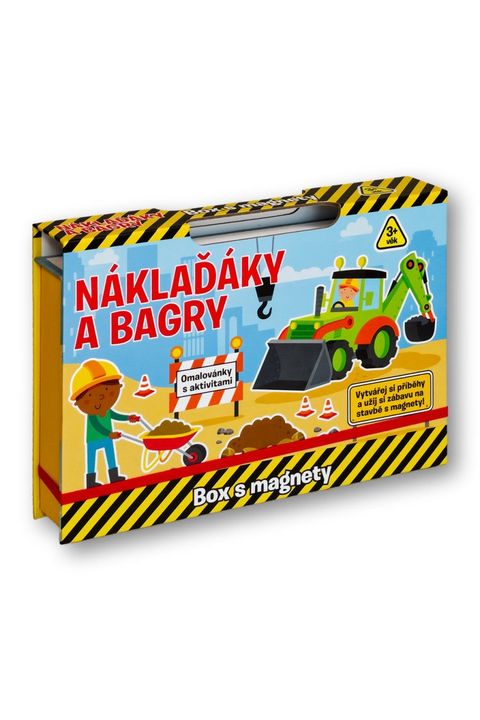 Obrázek produktu: Náklaďáky a bagry - Box s magnety