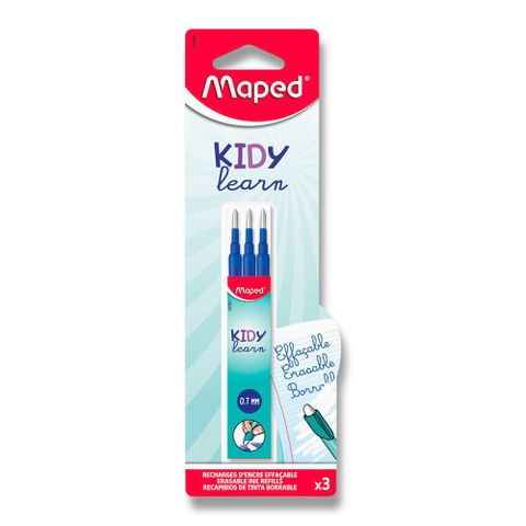 Obrázek produktu: Náplň do gumovacího pera Maped Kidy Learn Magic - modrá, 3 ks
