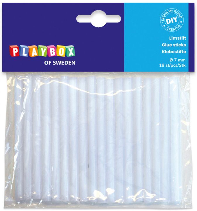 Náplň do tavné pistole 18 ks, průměr 7 mm