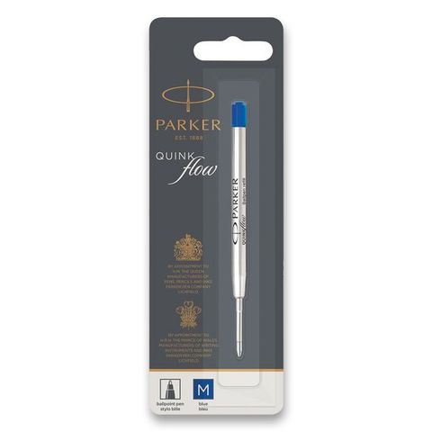 Obrázek produktu: Náplň Parker Quinkflow do kuličkového pera M - modrá