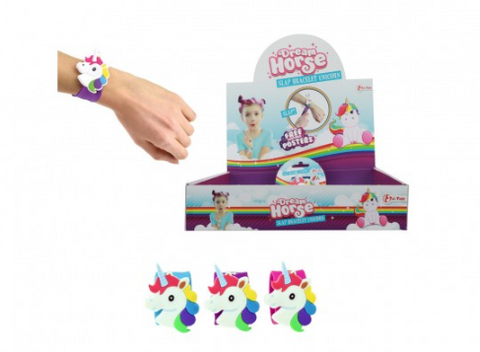 Obrázek produktu: Náramek jednorožec samonavíjecí plast 21 cm, mix barev