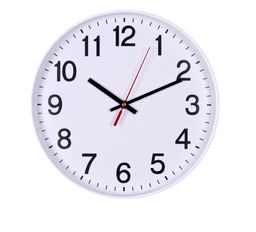 Obrázek produktu: Nástěnné hodiny Donau 30 cm - bílé