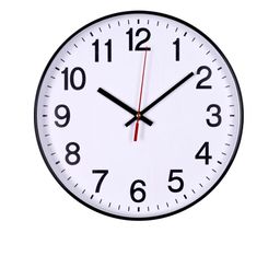 Obrázek produktu: Nástěnné hodiny Donau 30 cm - černé