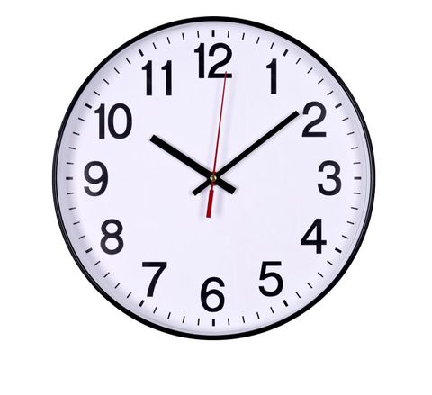 Obrázek produktu: Nástěnné hodiny Donau 30 cm - černé