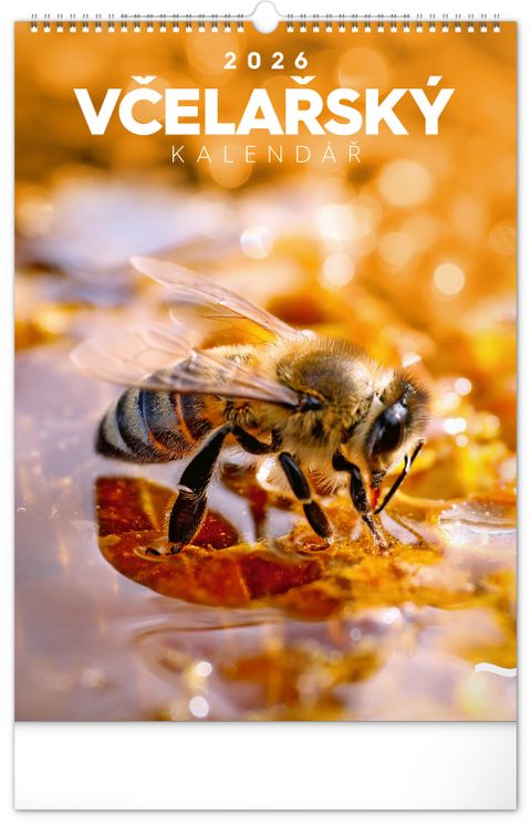 Obrázek produktu: Nástěnný Včelařský kalendář 2026, 33 × 46 cm