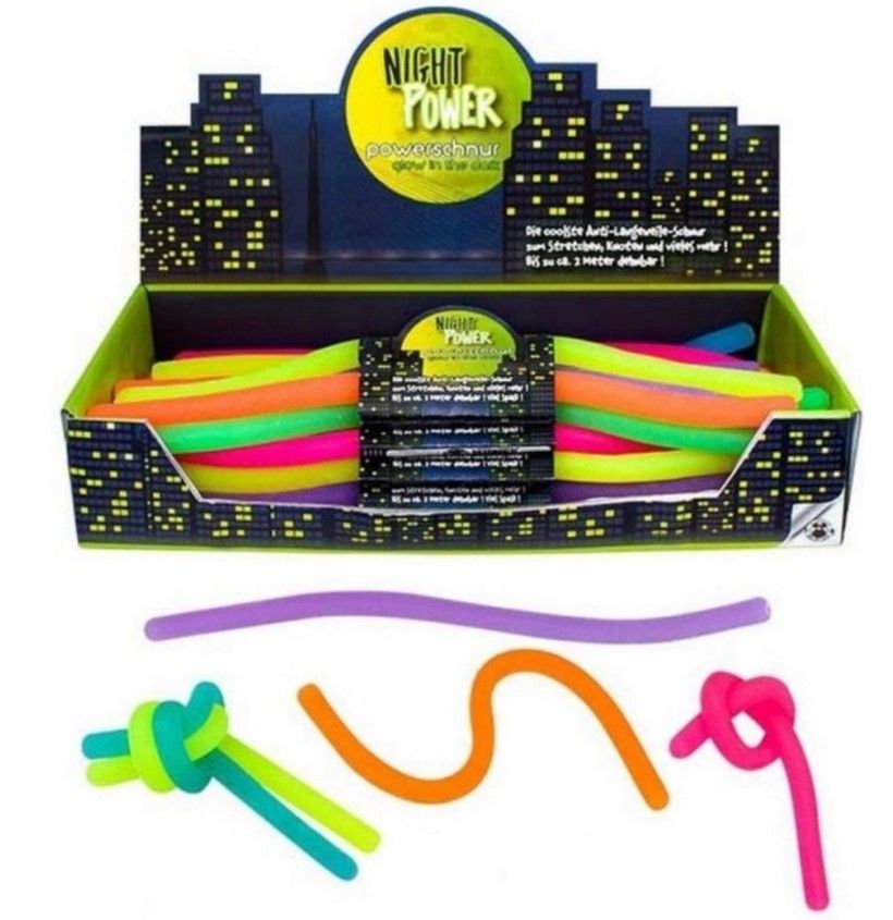 Natahovací antistesová šňůra - svítící ve tmě