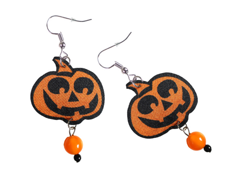Obrázek produktu: Naušnice dýně Halloween