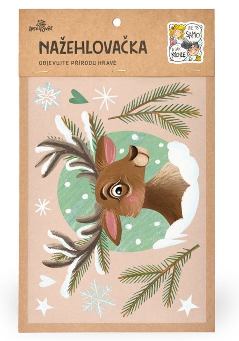 Obrázek produktu: Nažehlovačka M - Zimní jelen