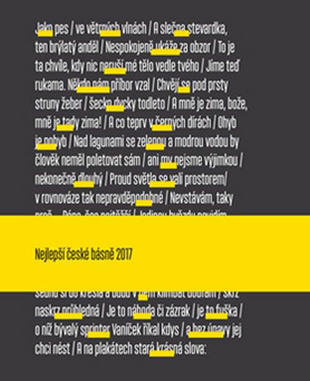 Obrázek produktu: Nejlepší české básně 2017