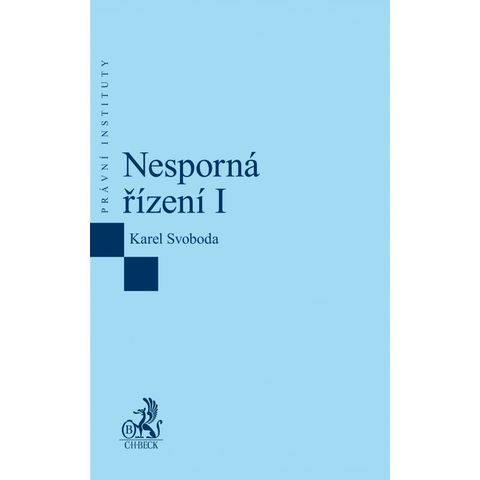 Obrázek produktu: Nesporná řízení I