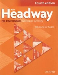 New Headway Pre-Intermediate Workbook with key, 4. edice