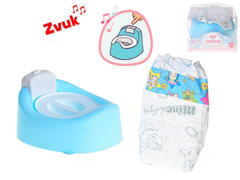 Obrázek produktu: Nočník na baterie se zvukem a plenou v krabičce