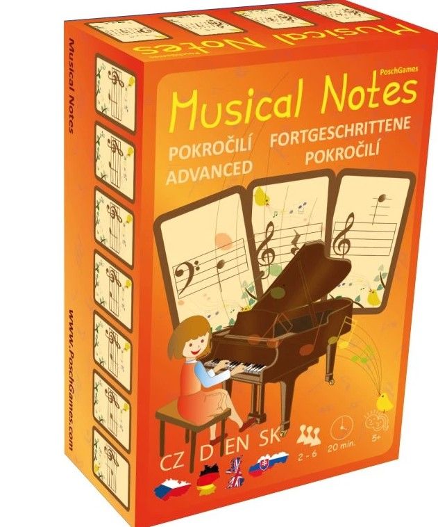 Notové karty POKROČILÍ