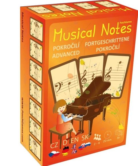 Obrázek produktu: Notové karty POKROČILÍ
