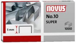 Obrázek produktu: NOVUS Drátky do sešívačky No.10 SUPER - 1000 ks
