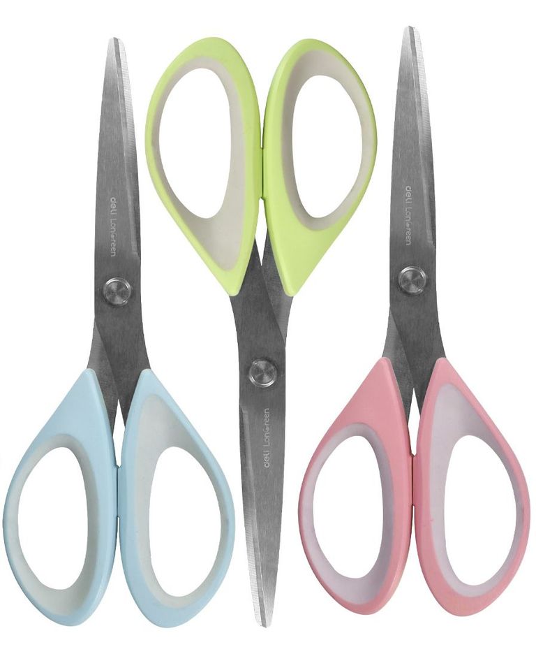 Nůžky eco DELI LONGREEN 175 mm - mix barev