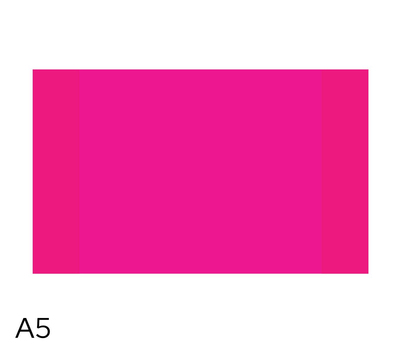 Obal na sešity LUMA A5 180 mic 10 ks - neon růžový