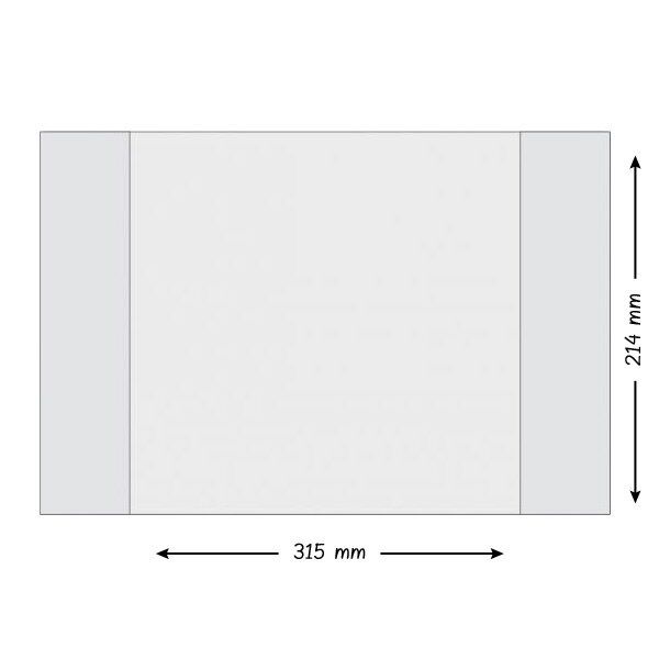 Obal na učebnice PVC silný 100 mic - 315 × 214 mm