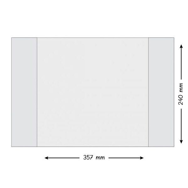 Obal na učebnice PVC silný 100 mic - 357 × 240 mm