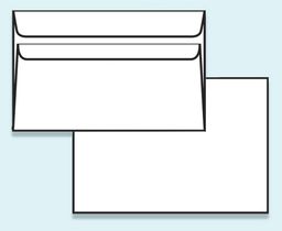 Obrázek produktu: Obálka C6 samolepicí přehybová, bez okénka