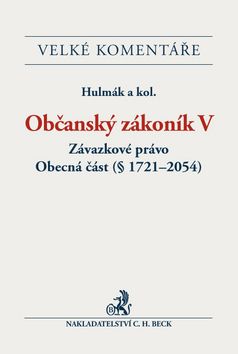Obrázek produktu: Občanský zákoník V. Závazkové právo.