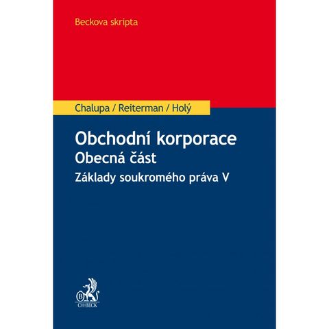 Obrázek produktu: Obchodní korporace obecná část