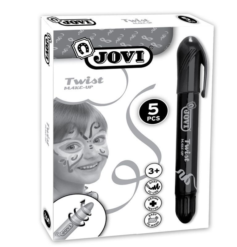 Obličejové barva JOVI - TWIST  černá - 1 ks