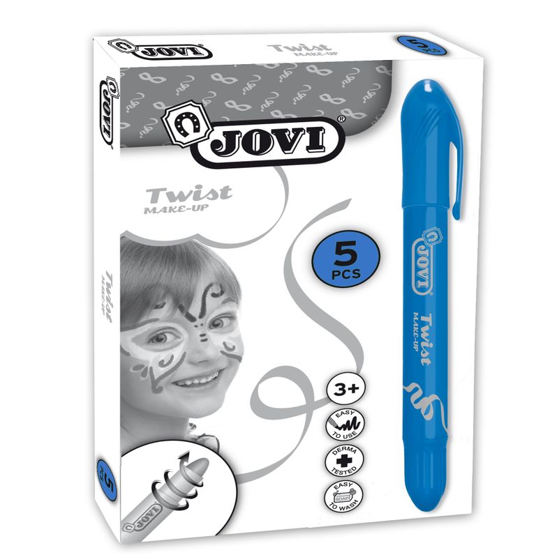 Obličejové barva JOVI - TWIST modrá - 1 ks