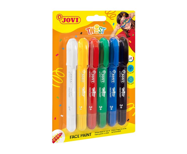 JOVI obličejové barvy TWIST 6 ks DAVER, spol. s r.o.