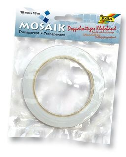 Obrázek produktu: Oboustranná průhledná lepicí páska (k mozaikám) 10 mm × 18 m