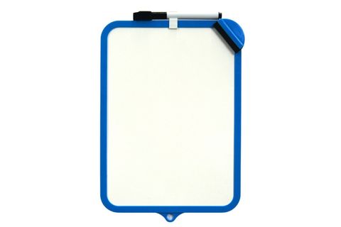 Obrázek produktu: Oboustranně stíratelná tabulka CONCORDE 19 × 29 cm - modrá
