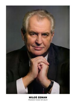 Obrázek produktu: Obraz /portrét/ Miloše Zemana