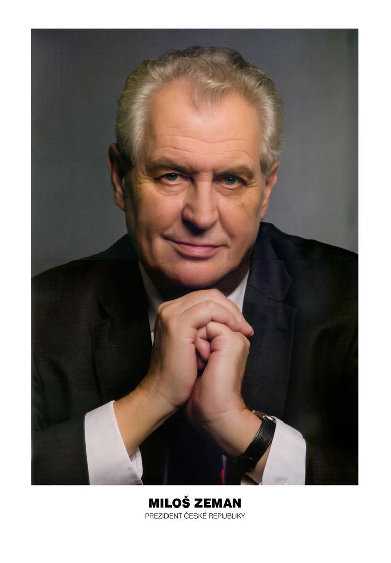 Levně Obraz /portrét/ Miloše Zemana