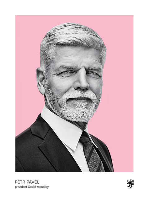 Obrázek produktu: Obraz /portrét/ prezidenta Petra Pavla - Babičkově malinovková