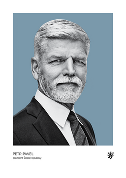 Obrázek produktu: Obraz /portrét/ prezidenta Petra Pavla - Letněbouřková rozmarná