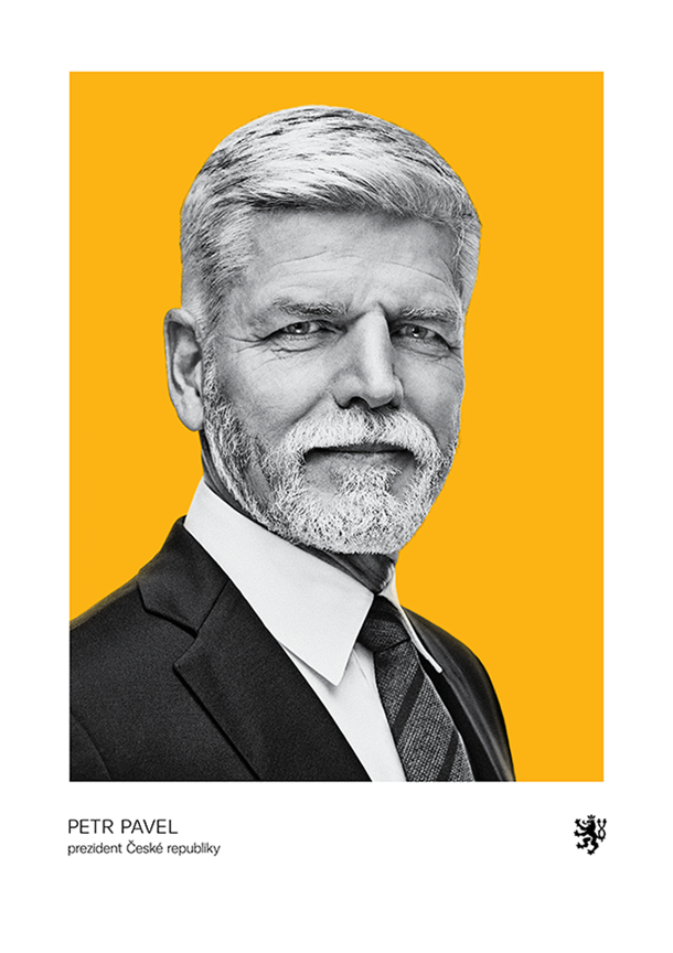 Obraz /portrét/ prezidenta Petra Pavla - Spodně kvašená