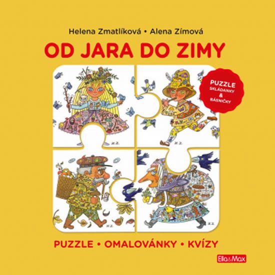 OD JARA DO ZIMY - Puzzle, básničky, omalovánky, kvízy