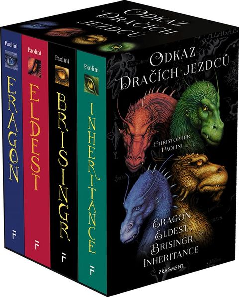 Obrázek produktu: Odkaz Dračích jezdců – Eragon,Eldest,Brisingr,Inherit.(box)