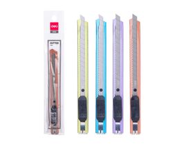 Obrázek produktu: Odlamovacé nůž DELI E2066 135 mm kovový - mix barev