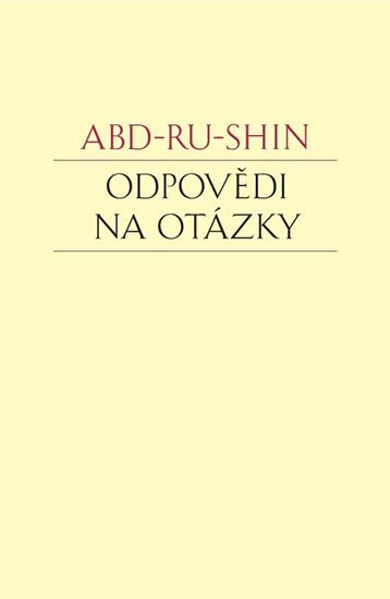 Obrázek produktu: Odpovědi na otázky