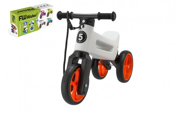 Funny Wheels Rider SuperSport 2v1 bílé/oranžové