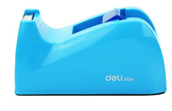 Odvíječ lepicí pásky stolní DELI do 24 mm - modrý