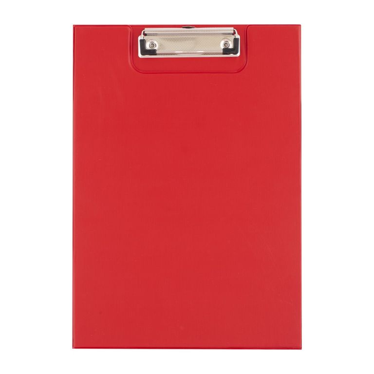 Office Psací podložka s klipem A4 - červená