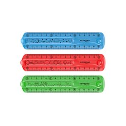 Obrázek produktu: Ohebné pravítko KEYROAD Flexi, 15 cm - mix barev