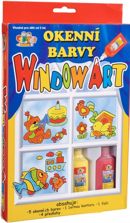 Obrázek produktu: Okenní barvy 5 × 20 ml, kontura, předlohy