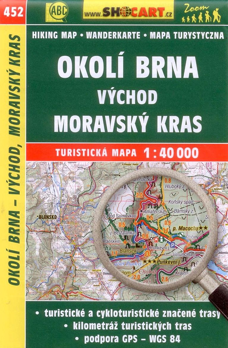 CKM Okolí Brna východ Moravský kras 452 1:40T
