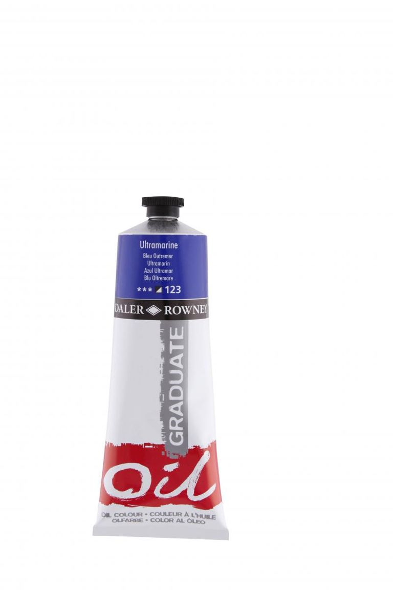 Olejová barva Daler-Rowney, 200 ml - ultramarin modrý