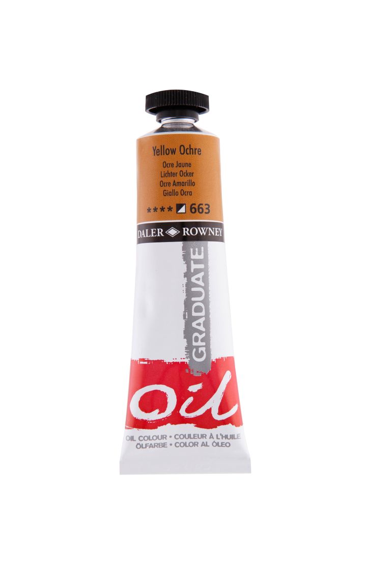 Olejová barva Daler-Rowney 38 ml - okr světlý